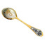 Серебряная ложка десертная Знак зодиака Скорпион с золочением 40010377Н04